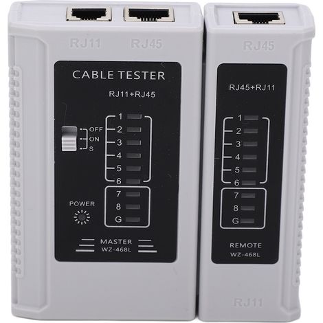 Kit d'outils réseau 9 en 1, outil portable combinant câbles réseau et sac de rangement pour connecteurs RJ45, RJ11 et RJ12