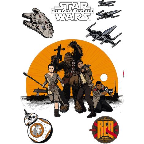 Stickers muraux- Star Wars Resistance (1/2)