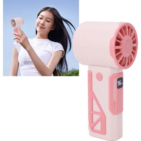 Ventilateur Portable Mini Silencieux à Main avec Charge USB Puissant pour Été-KZQ (1/5)