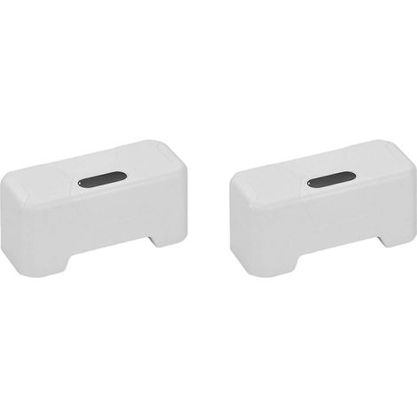 2 boutons de chasse d'eau automatiques pour toilettes, capteur intelligent de chasse d'eau infrarouge externe (1/5)