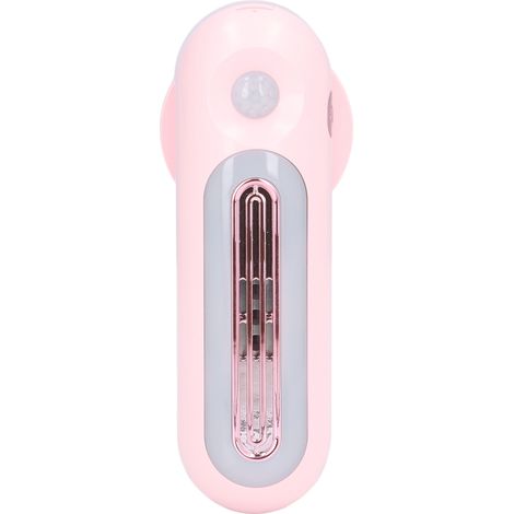 Désodorisant pour réfrigérateur à détection intelligente 5V 120mA avec veilleuse chaude, rechargeable par USB, pour placard, rose (1/5)
