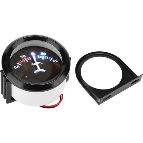 Jauge ampèremètre voltmètre auto 52mm 60-0-60A compteur de courant pour voiture, modification, mesure de tension batterie, tableau de bord (1/5)