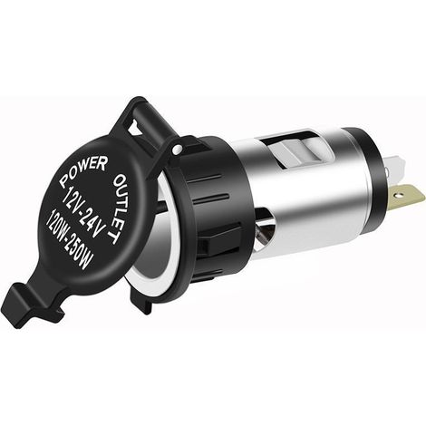 Zigarettenanzünder-Adapter 12–24 V, weibliche Zigarettenanzünder-Buchse für Auto, Motorrad