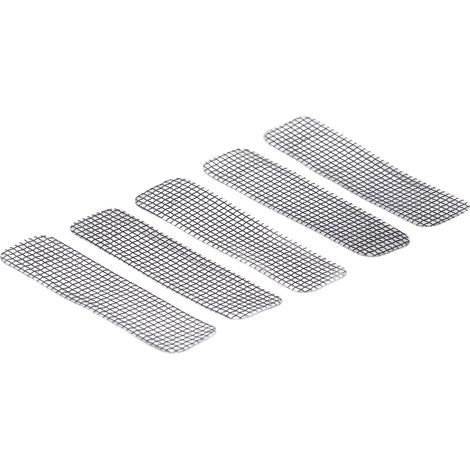 Lot de 20 patchs de réparation pour moustiquaires de fenêtres et portes, en acier inoxydable, auto-adhésifs, avec ruban adhésif en maille pour réparer les déchirures et les trous. (1/5)