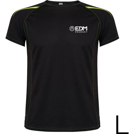 Camiseta deportiva negra talla-l roly