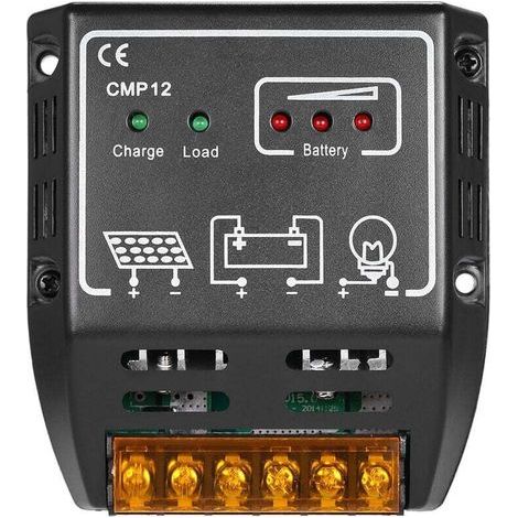 10A 12V/24V Solarpanel-Batterie-Überladeschutz PWM-Laderegler (1/5)