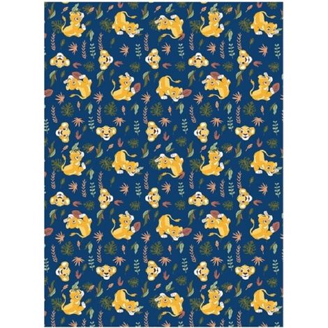 Disney Lion King Flanell Decke 110x150 cm – Weiche Kuscheldecke für Kinder & Fans