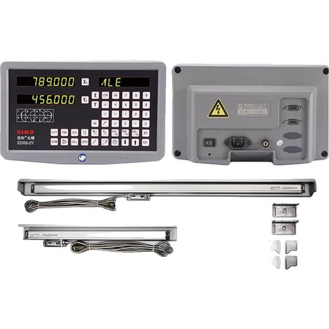 Display digitale, misurazione a 2 assi, risoluzione ad alta precisione, DRO-2PCS KA300 (1/2)