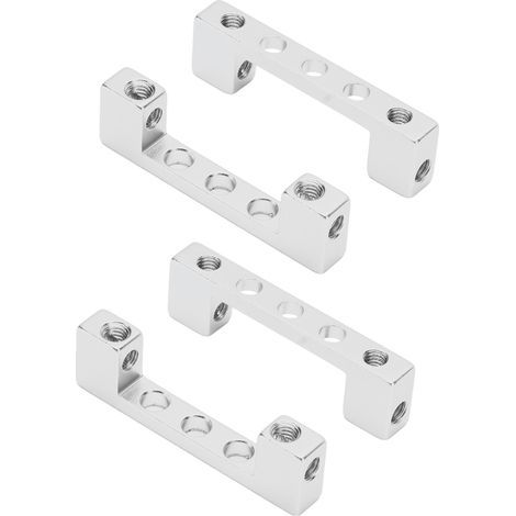 90°-Doppelkopf-Servohalterung aus Aluminium, 4-teilige Basishalterung, Hochleistungs-Motorhalterung, Montagesatz 3205-0001-0003 (1/5)