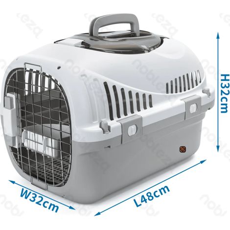 Boîte de Transport pour Animaux de Compagnie Portable pour Voyages en Voiture et en Avion