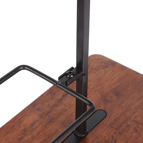 Porte-verres à vin multifonction, égouttoir de table pour verres à pied, idéal pour la maison, la cuisine, le restaurant et le bar (noir) (1/5)