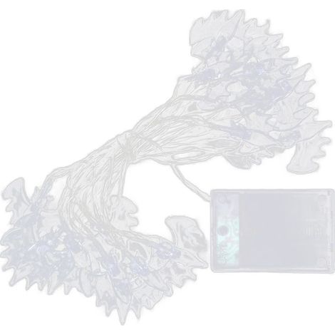 Lumière Halloween LED violette décoration 2 modes éclairage guirlande pour intérieur extérieur (1/5)