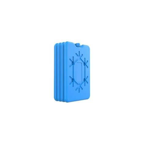 QORVA-Bloc Glace pour glaciere - Lot de 4 pièces, Chaque de 200 millilitres-Pain de Glace pour Sac Isotherme - Un Accessoire de Refroidissement Indispensable.