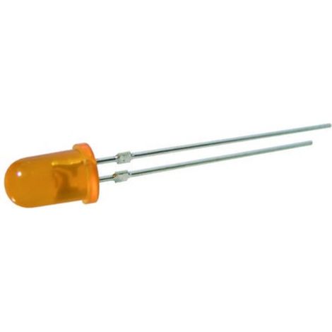 Diodo LED NARANJA  5mm 20-45mcd Alimentacion 1,95-2,3Vdc  L-7113ND
