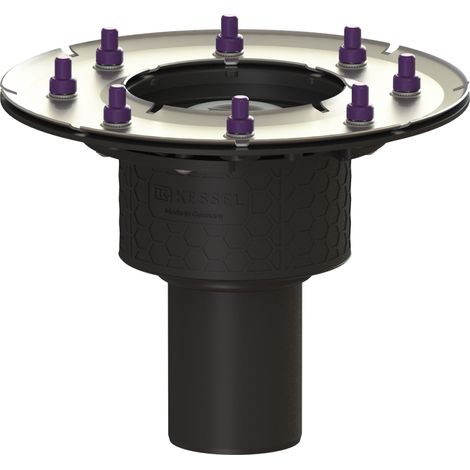 - Corps de base Ecoguss Pressfl., DN 70, sortie verticale