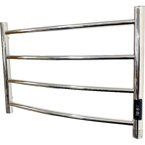 Skeeby Dry Electric Stainless Steel Towel Rail 600 x 400mm