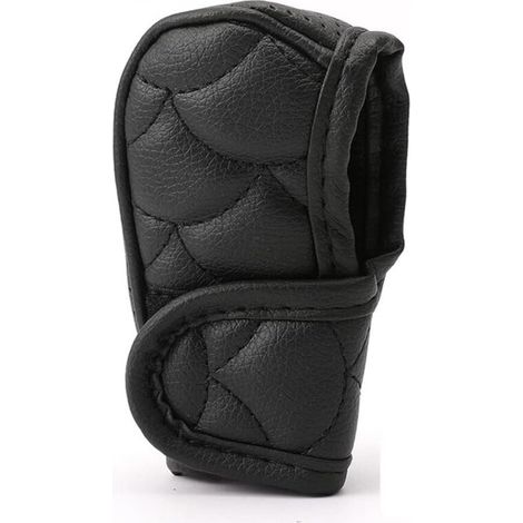 Housse de pommeau de levier de vitesse (noire), housse de protection en cuir PU respirant pour pommeau de levier de vitesse C (1/5)