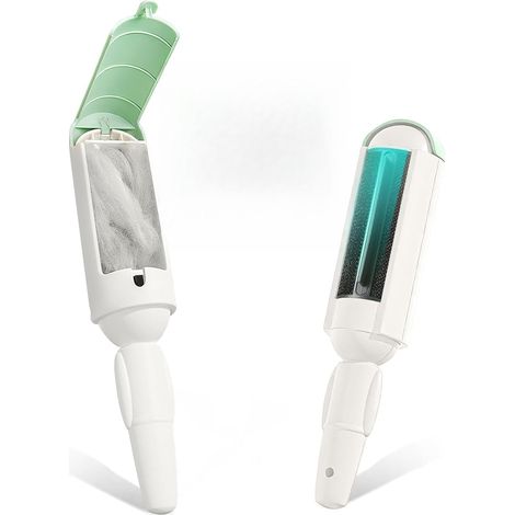 Brosse Anti-Poils Animaux, Rouleau Enlève Poils de Chat et Chien Réutilisable avec Poignée Antidérapante, Accessoire de Nettoyage adapté aux Maison, Tapis, Vêtements et Sièges de Voiture (1/5)