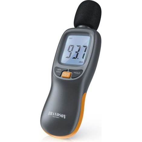 Brandson digitales Schallpegelmessgerät 35 dB(A) bis 130 dB(A) Windschutz - LCD-Display (1/5)