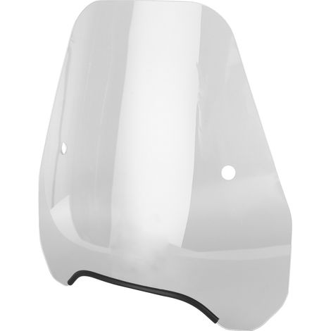 Pare-brise Moto Universel Style Rétro Déflecteur Protection Vent Avant Transparent pour Phare et Tête de Fourche (1/5)