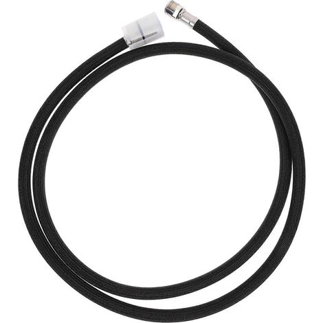 Tuyau d'eau en nylon de 1,5 mètre de long avec tire-bouchon et robinet extractible.-150X2.4cm-Black