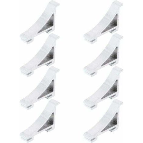 8Pcs Fridge Shelf Racks Shelf Clip Holder for Fridge Freezer Cooler (1/4)