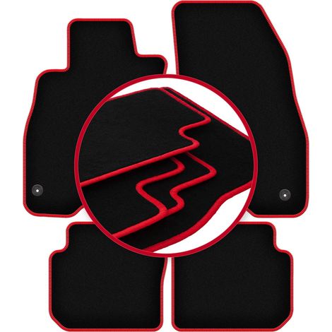 Tappetini auto CARLUX-RED per: Fiat Punto 12' hatchback (2012-2018) (1/5)