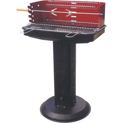 Barbacoa rectangular de pie 58X38 h 70 Lapillo 00066