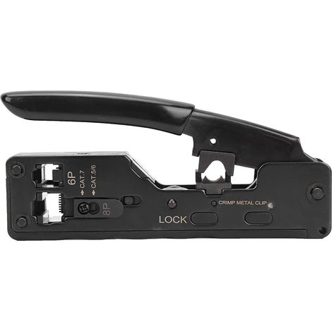 Kit d'outils de sertissage Ethernet, pince à sertir multifonction pour câble réseau, connecteur RJ 8P 6P RJ45 RJ12/11, pince à sertir (1/5)