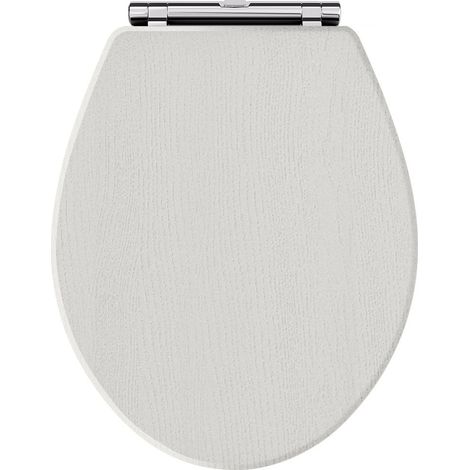 Old London Richmond Timeless Sand Woodgrain Round Soft Close Toilet Seat - LOS499 (1/2)