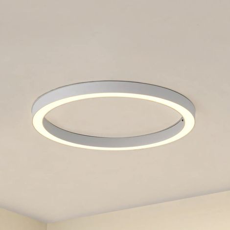 [GEBRAUCHT] B-Ware Lucande Deckenlampe Deckenleuchte Led Weiß Neor Fernbedienung Dimmbar Cct