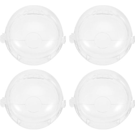 XEPHO 4 Pièces Protection Transparente pour Boutons de Cuisinière à Gaz (1/5)