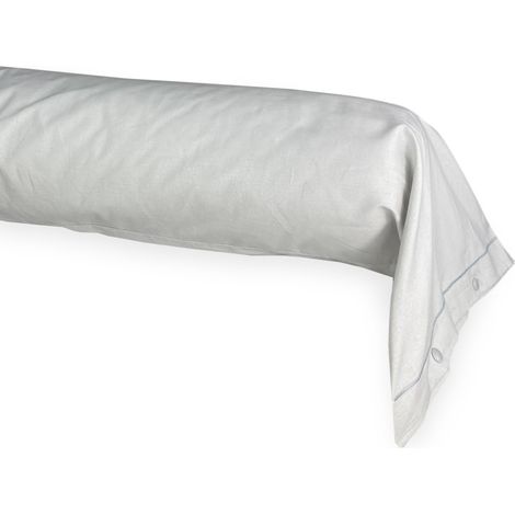 FEDERA cuscino PARIGI cilindrica alla FRANCESE traversino TUBOLARE made in Italy Grigio Cm. 40x240
