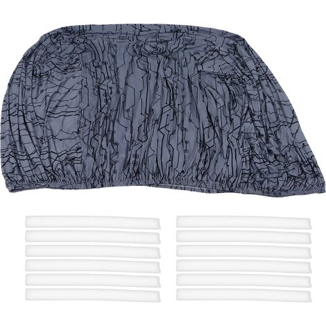 Housse de Canapé Extensible Polyester Souple Protection Anti-taches Lavable Machine Confort Durable pour Salon 4 Places (1/5)