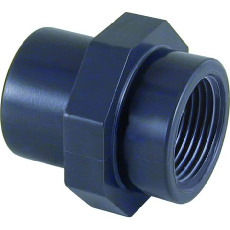 PVC Fittings, Übergangsmuffe PVC-U 32-25mm x 1 Zoll PN10 (1/3)