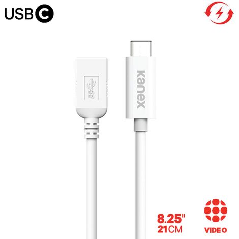 Adaptateur Kanex USB-C vers USB femelle (21 cm) (1/4)