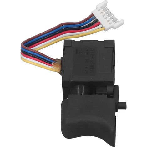 42V Akku-Bohrschrauber-Auslöseschalter, universelle Drehzahlregelung, Druckknopf mit Verriegelung, kompatibel mit bürstenlosen Elektrobohrmaschinen (1/5)
