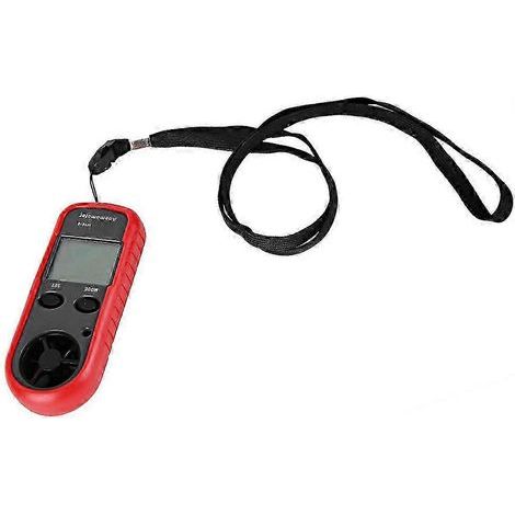 Anémomètre de poche numérique LCD 2025, anémomètre de température, testeur, unité d'alarme, plage de mesure 0-30 m/s (1/5)