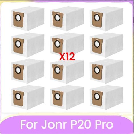 Replacement dust bags for P20 PRO robot vacuum cleaner - Spare parts - Non-woven dust collection bags (12 pieces) - AquaForge (1/5)