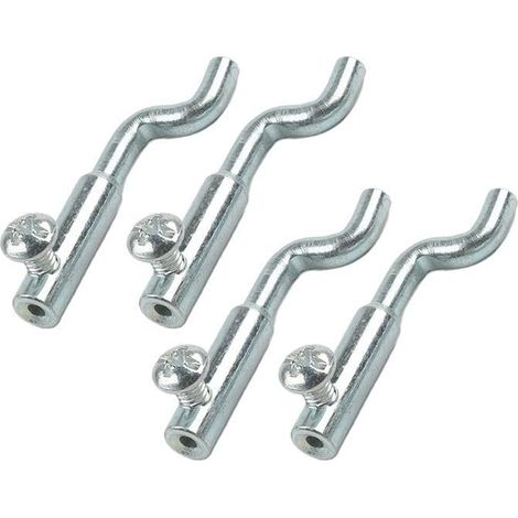 Extrémité de câble Z pour tondeuse à gazon compatible avec câbles de 2 mm, extrémité de câble Z en métal, excellent pour les remplacements rapides (1 pièce) (1/5)