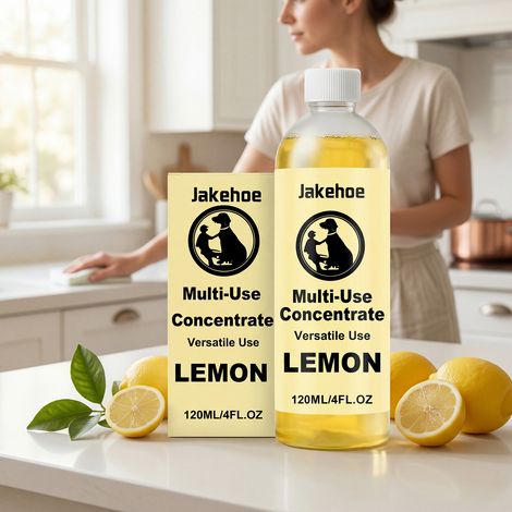Multi-purpose concentrated liquid, convenient for daily cleaning, portable, leaves a fresh scent, suitable for various hard surfaces in the home -- 120ml (1/5)