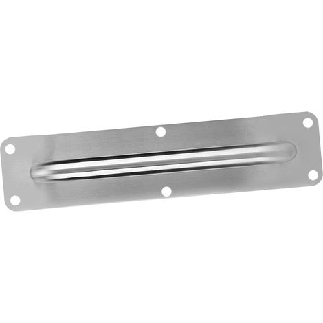 Türgriff aus Edelstahl mit Schrauben (quadratisch 300 x 80 mm) (1/5)