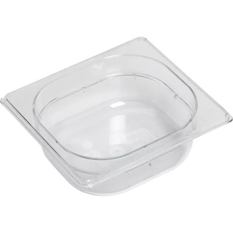 Bac gastronorme GN 1/6 - 65 en polycarbonate REDFOX - GNP 1/6-65 - REDFOX