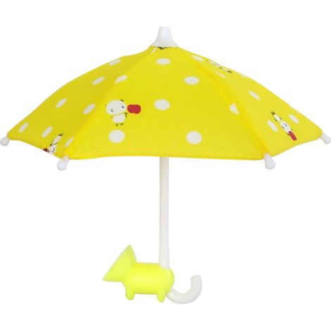 Support Téléphone Avec Ventouse - Parasol Portable Pour Téléphone Mobile - Usage Extérieur Soleil Pluie - 1 Pièce (1/3)