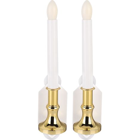 Lot de 2 ampoules solaires sans flamme pour éclairage extérieur de jardin et de terrasse-AquaForge