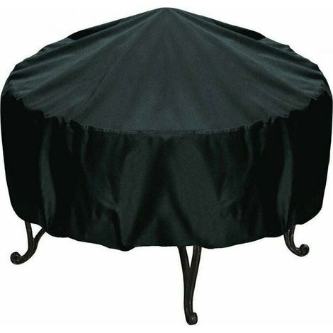Housse de Protection pour BraséRos Barbecue ImperméAble Rond,Coupe-Vent, Housse brasero RéSistant à la DéChirure,Tissu Oxford 210D Housse pour Foyer Barbecue,Housses pour BraséRos (120x75cm) (1/5)