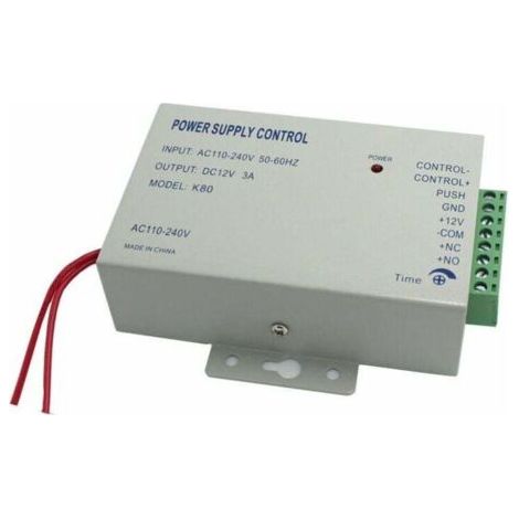 AC 110-240V à DC12v 3A 36w Alimentation Power Supply Control pour Système de Contrle d'accès à la Porte Alimentation (1/4)
