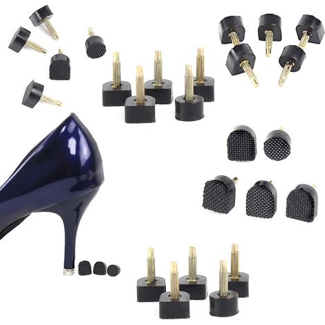 Embouts de talon silencieux antidérapants et résistants à l'usure à talons hauts