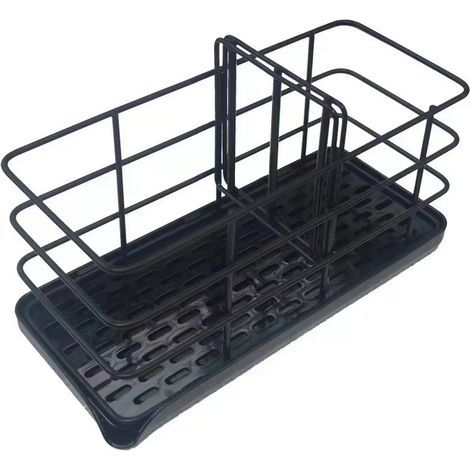Porta esponjas de acero inoxidable 304, fregadero de cocina multifuncional, organizador de fregadero, escurridor de platos, jabonera, placa colgante ajustable (1/3)