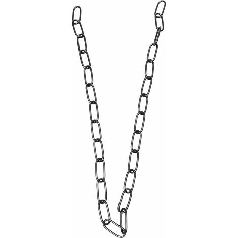 Chaîne à Maillons en Fer Noir 1m 4mm Suspendre (1/5)